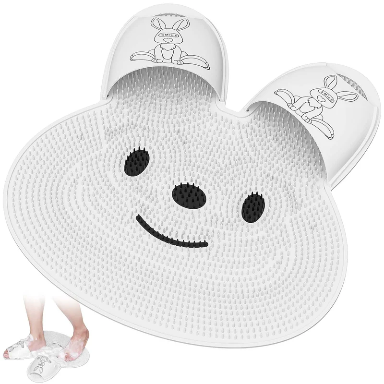 Brosse à pieds en forme de lapin