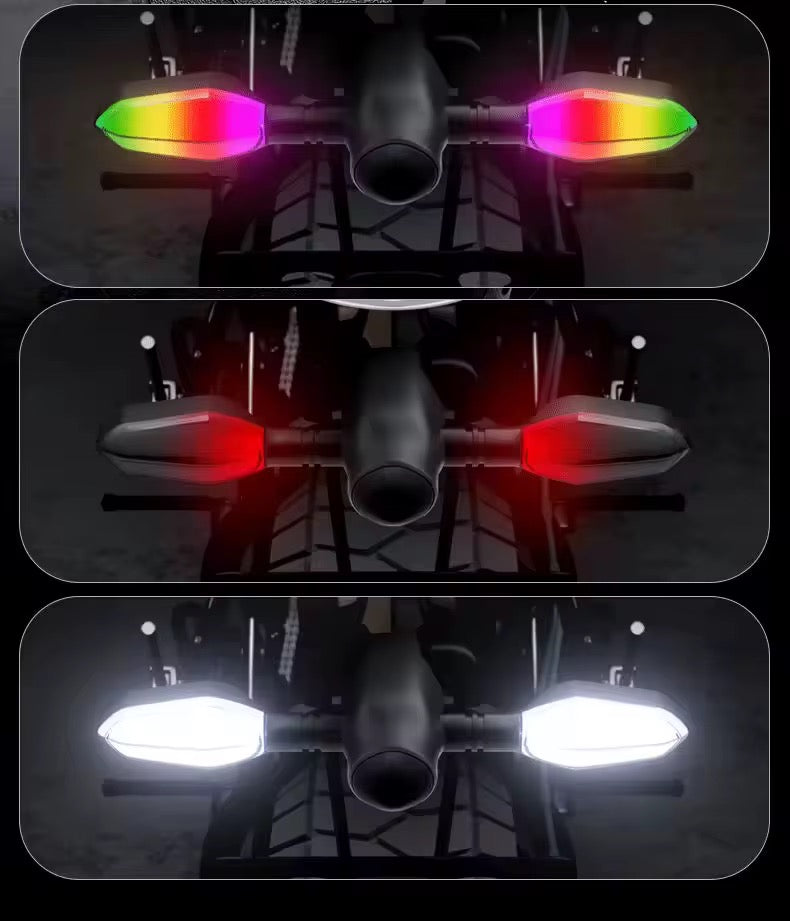 Clignotant LED pour Moto avec Projection au Sol