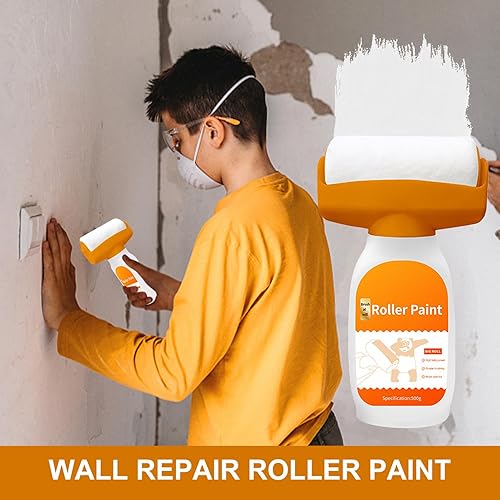 Rouleau Peinture Réparateur – Mur Propre en 2 Minutes