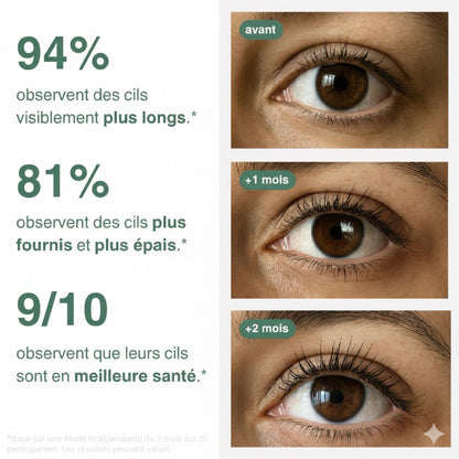 Sérum de croissance de cils naturel  (1 ACHETÉ = 1 OFFERT)