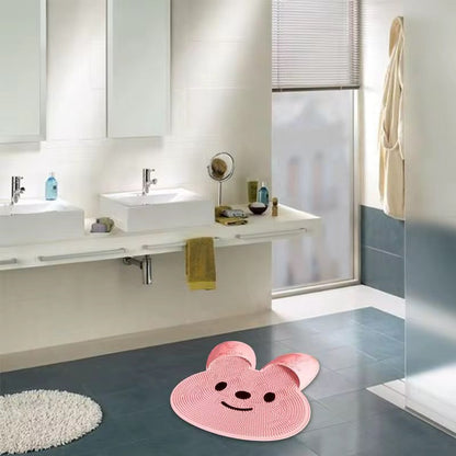 Brosse à pieds en forme de lapin