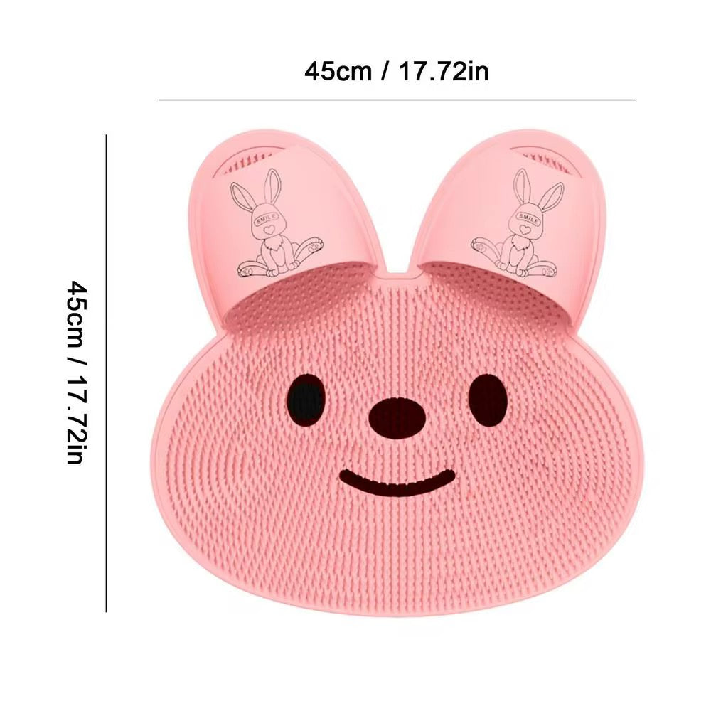 Brosse à pieds en forme de lapin