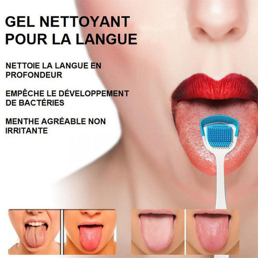 Gel + gratte langue