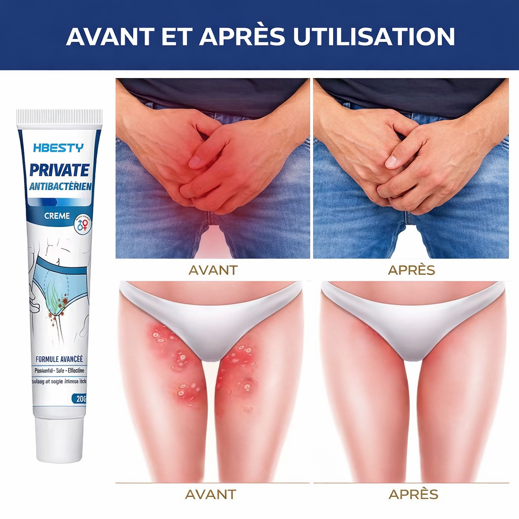 Crème anti-démangeaisons & Antibactérienne