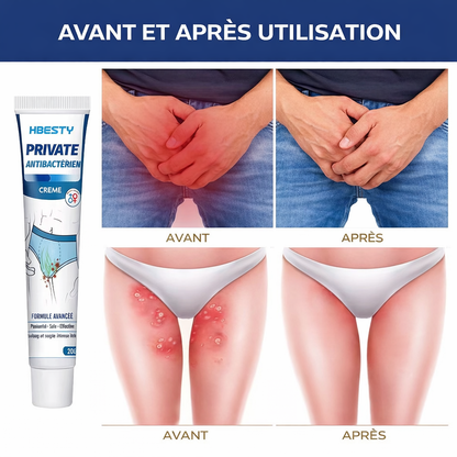 Crème anti-démangeaisons & Antibactérienne