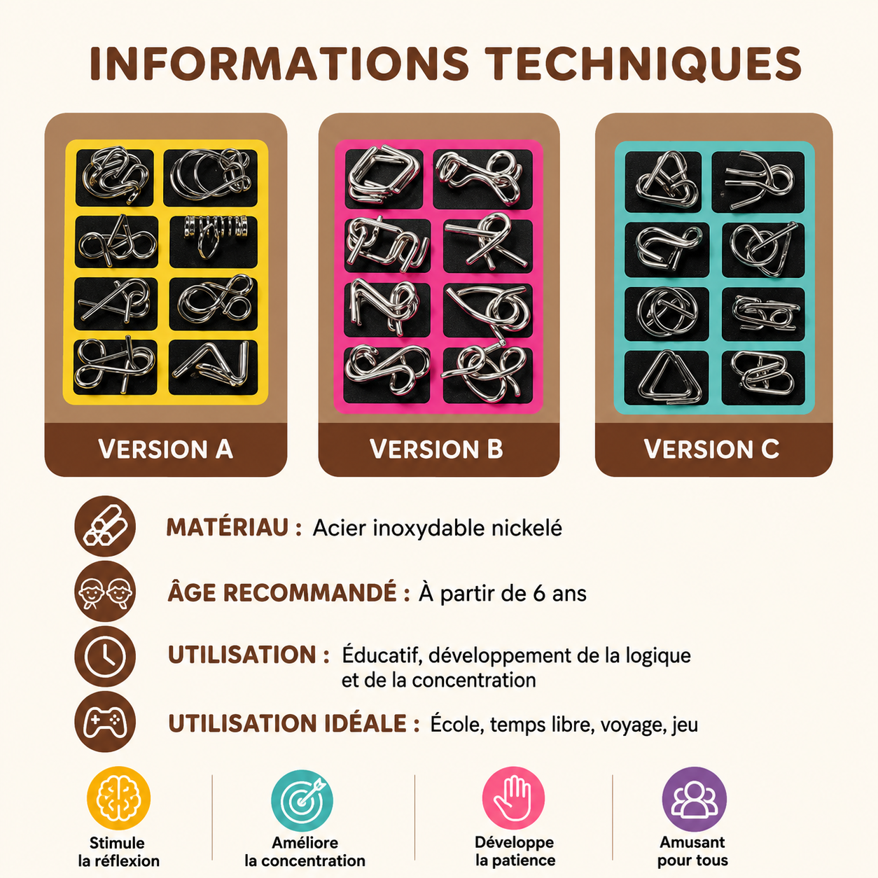 Ensemble de puzzle  ( 24 jeux )