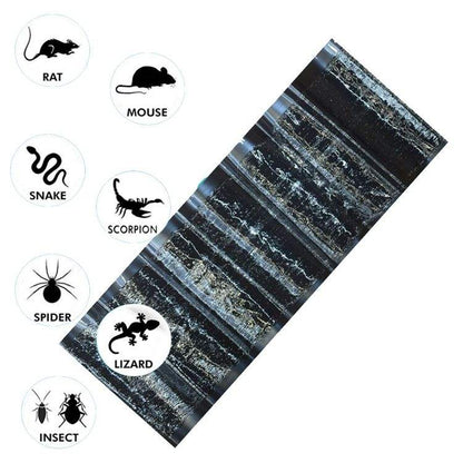 Tapis de piège à souris super collant : 1m20 sur 28Cm ( x3 Pièces )