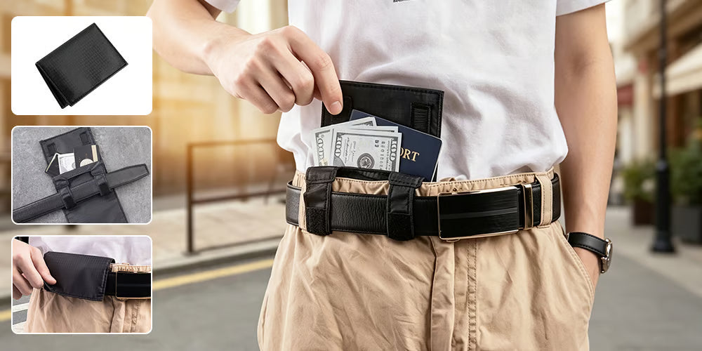 Portefeuille de Ceinture – Ultra-fin, Léger, Sécurisé